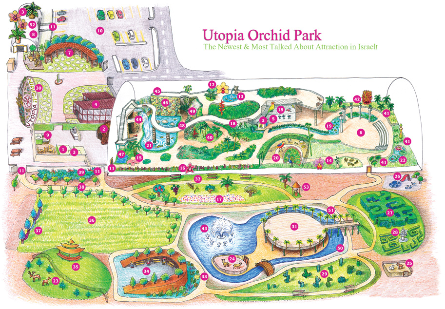 Карта парка «Утопия»